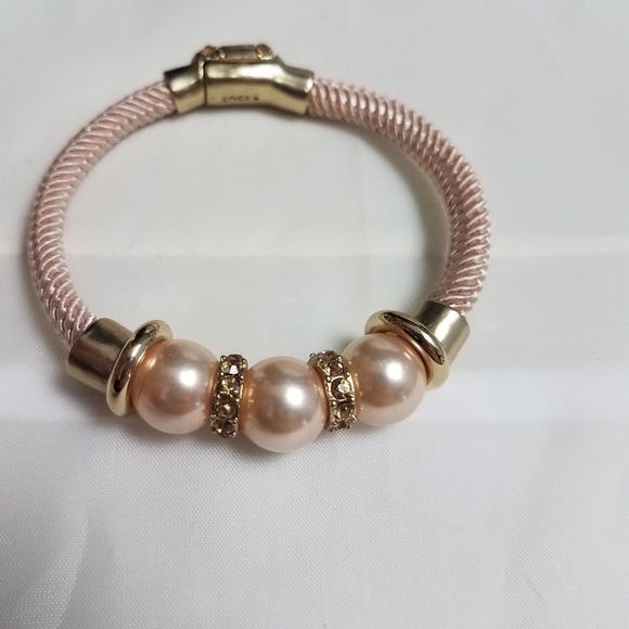 Chico's Jewelry - Chico's Pink And Gold Bracelet